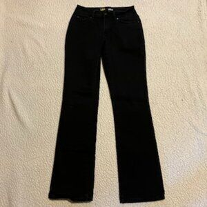 Lee bootcut black curvy fit jeans size 4 M